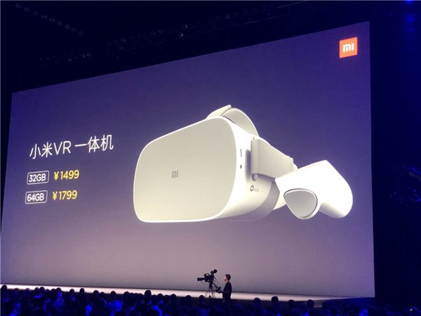 小米VR一体机发布：2K超清屏，1499元起
